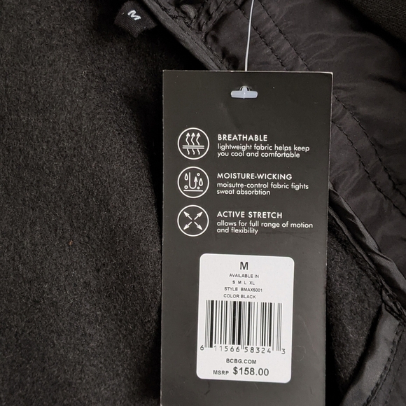 BCBGMaxAzria Jacket Puffer Hooded Zip Front Lightweight Fitted Black M NWT - Picture 15 of 15